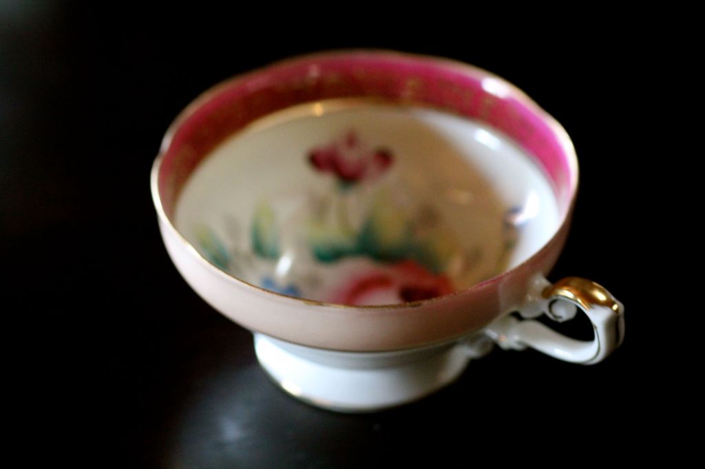 old things- teacup