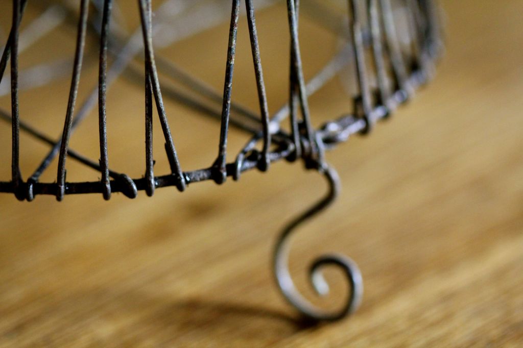 old things wire close up