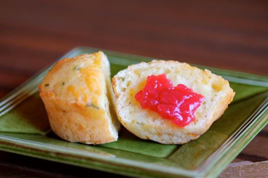 cornbread with compote