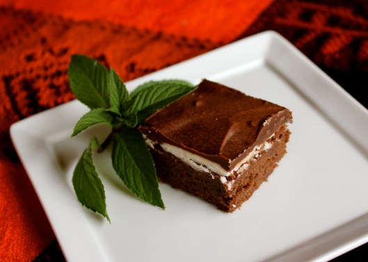 peppermint brownie