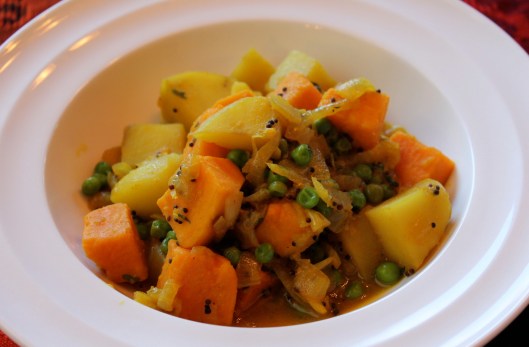 potato and pea curry