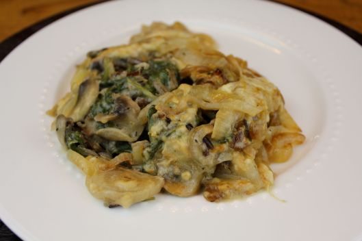 kale and wild rice casserole